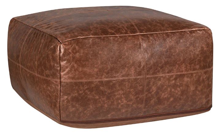 Leather Poufs