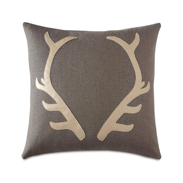 Antler Appliqué Pillow