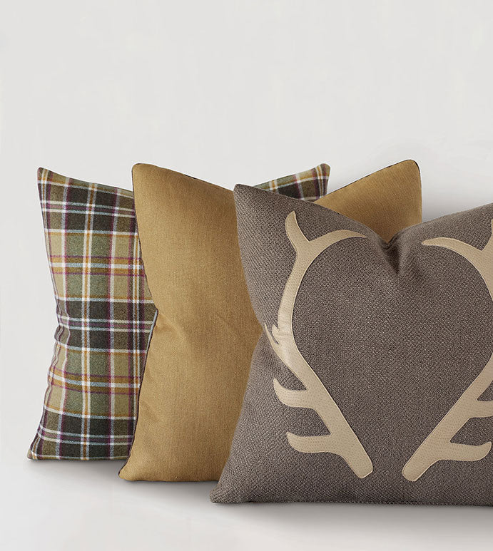 Antler Appliqué Pillow