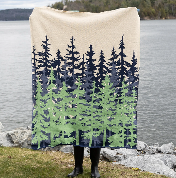 Tree Line Indoor/Outdoor Throw