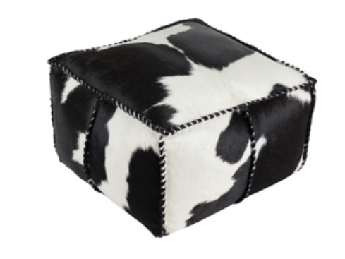 Hair on Hide Poufs