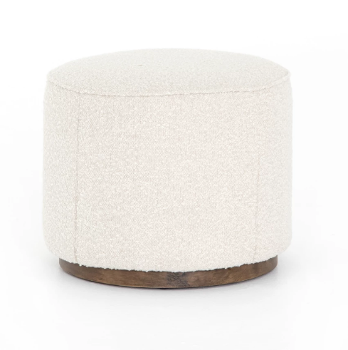 Boucle Round Ottomans