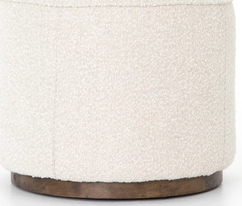 Boucle Round Ottomans