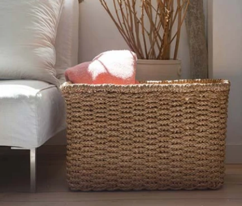 Braided Seagrass Baskets - Set of 2
