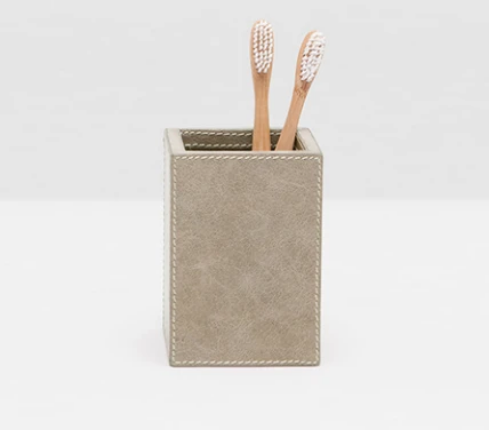Stitched Leather Bath Collection