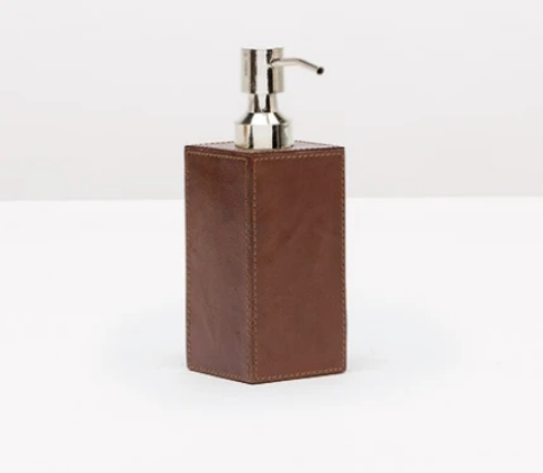 Stitched Leather Bath Collection