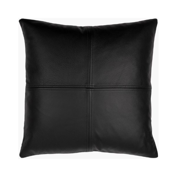Cross Stitched Leather Pillows