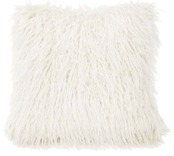 Faux Mongolian Lamb Fur Pillow