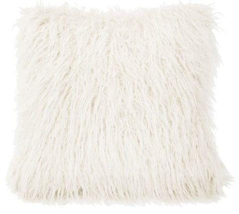 Faux Mongolian Lamb Fur Pillow