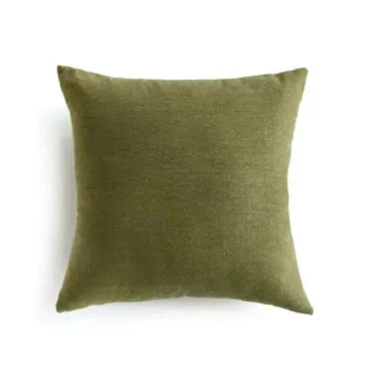 Olive Jacquard Indoor/Outdoor Pillow