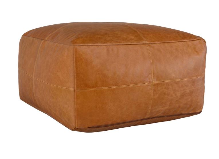 Leather Poufs