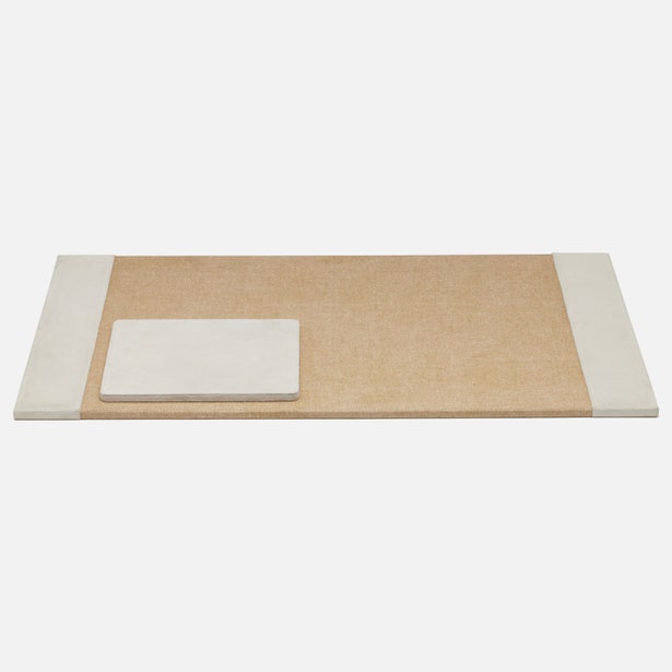 Suede Leather Desk Blotter Sets