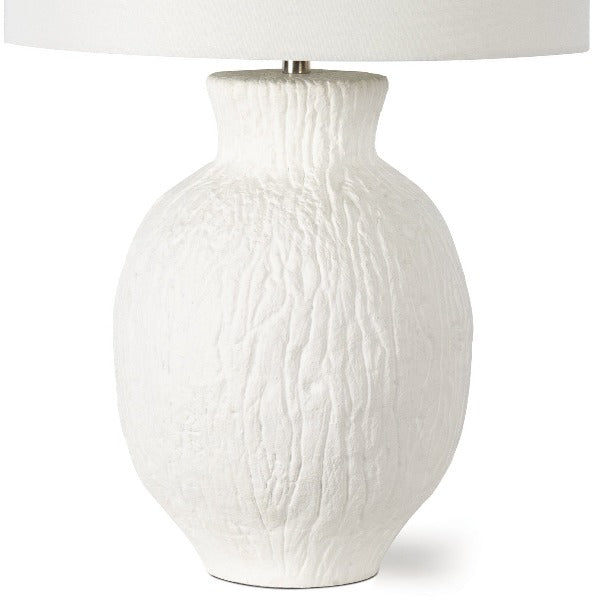 White Bark Table Lamp