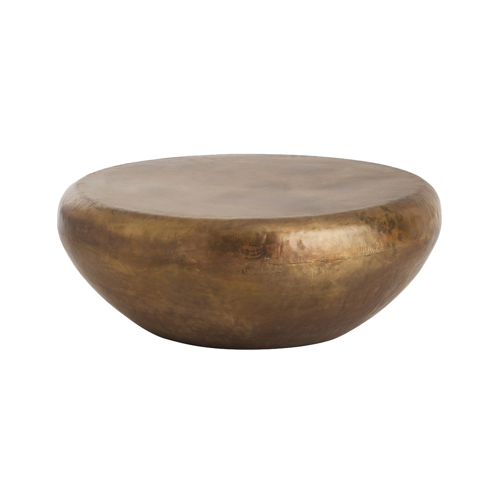 Brass Drum Coffee Table