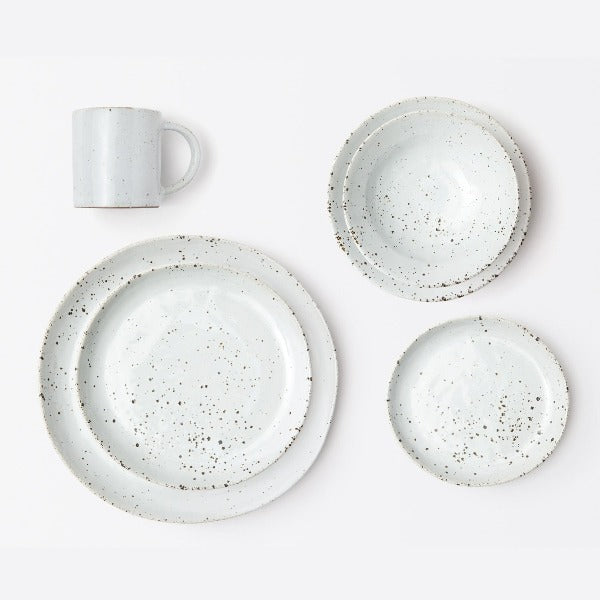 White Salt Glaze Dinnerware