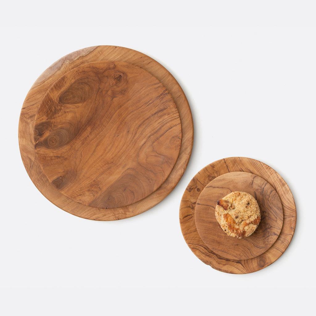 Teak Wood Dinnerware