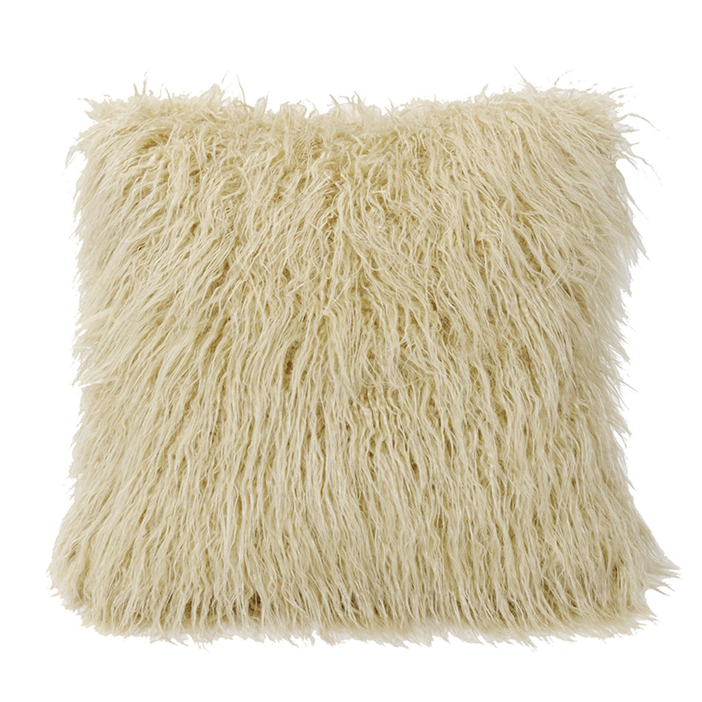 Faux Mongolian Lamb Fur Pillows