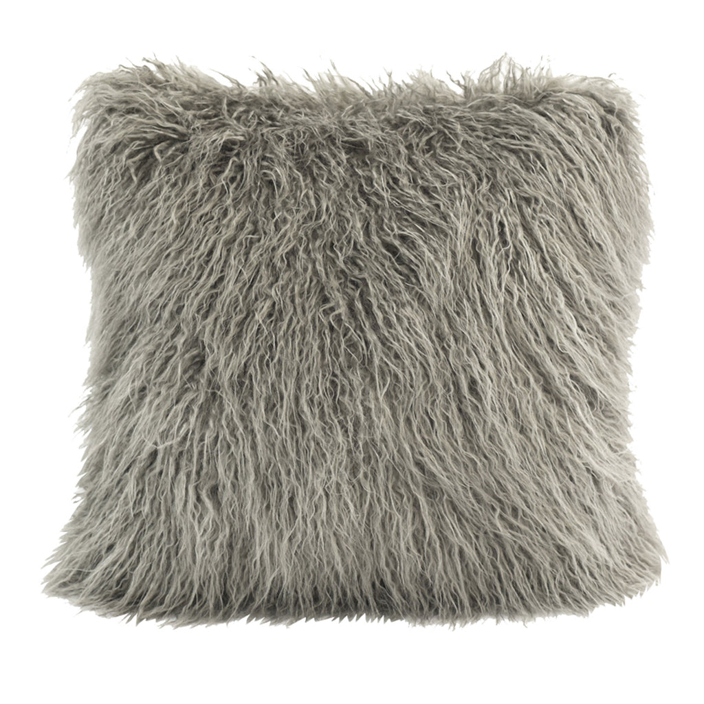 Faux Mongolian Lamb Fur Pillows