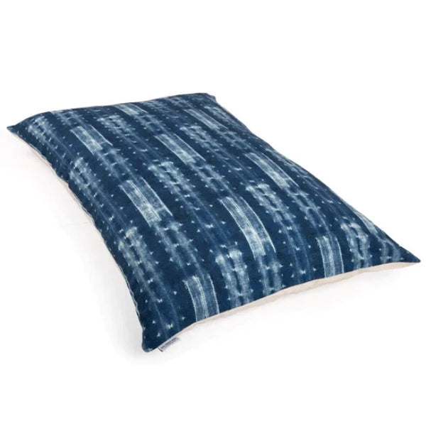 Indigo Mudcloth Dog Bed