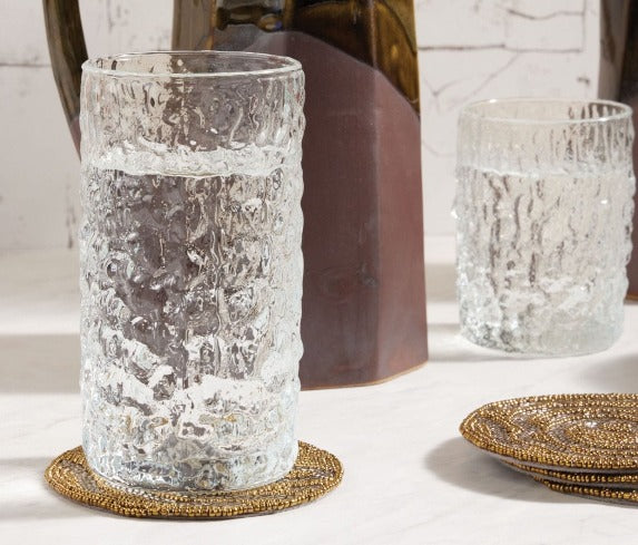 Rippled Glassware - Set of 6