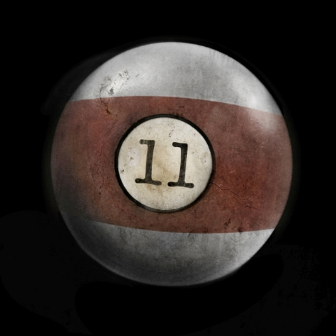 Vintage Billiard Ball Art