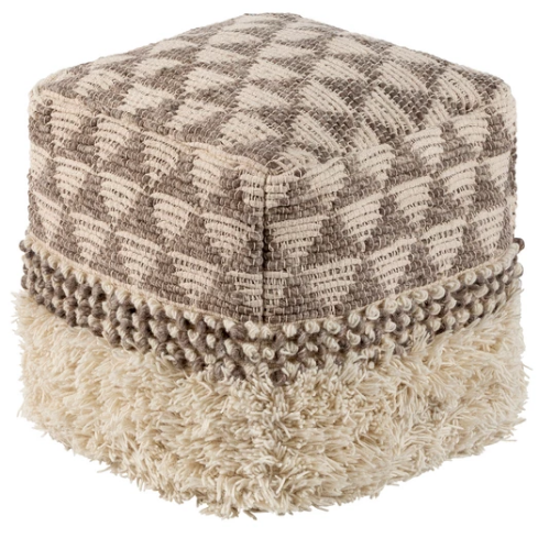 Pinnacles Fringe Pouf