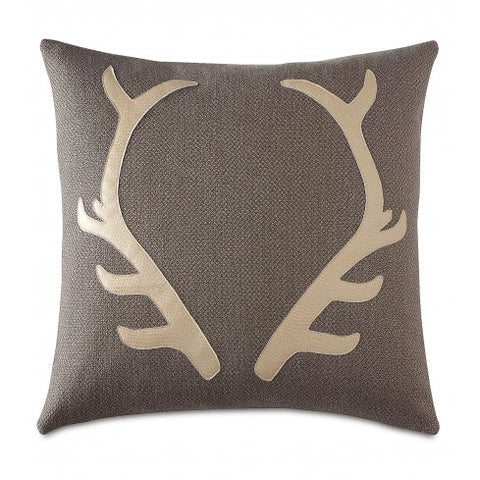 Antler Appliqué Pillow