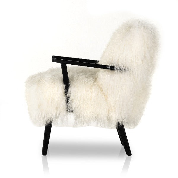 Ashbrook Mongolian Fur Chair