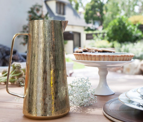 Hammered Metal Pitchers