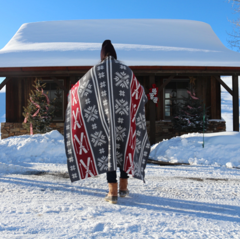 Fair Isle Ski Throw