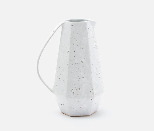 White Salt Glaze Stoneware Pitchers