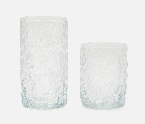 Rippled Glassware - Set of 6