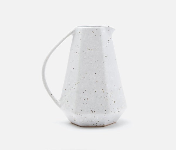 White Salt Glaze Stoneware Pitchers